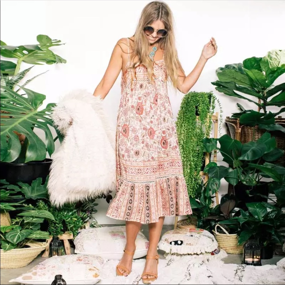 Boho summer floral dress